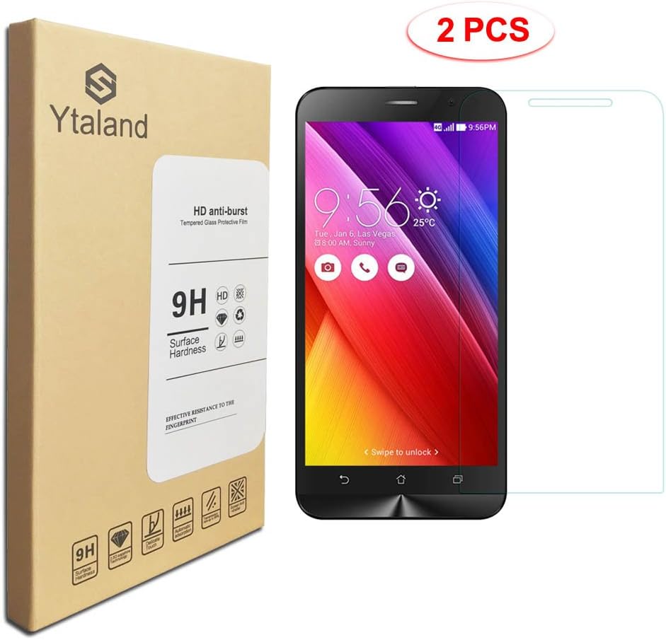 Amazon Com 2 Pack Asus Zenfone Go Zb452kg Screen Protector 4 5 Inch Tempered Glass Anti Fingerprints Thin 9h Screen Hardness Screen Protector For Asus Zenfone Go Zb452kg