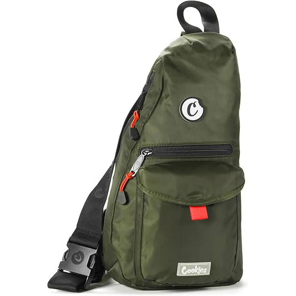 Cookies Orion Canvas Smell Proof Backpack Olive Green NWT Cookies Maverick Utility Canvas Smell Proof Backpack Olive  main image 3