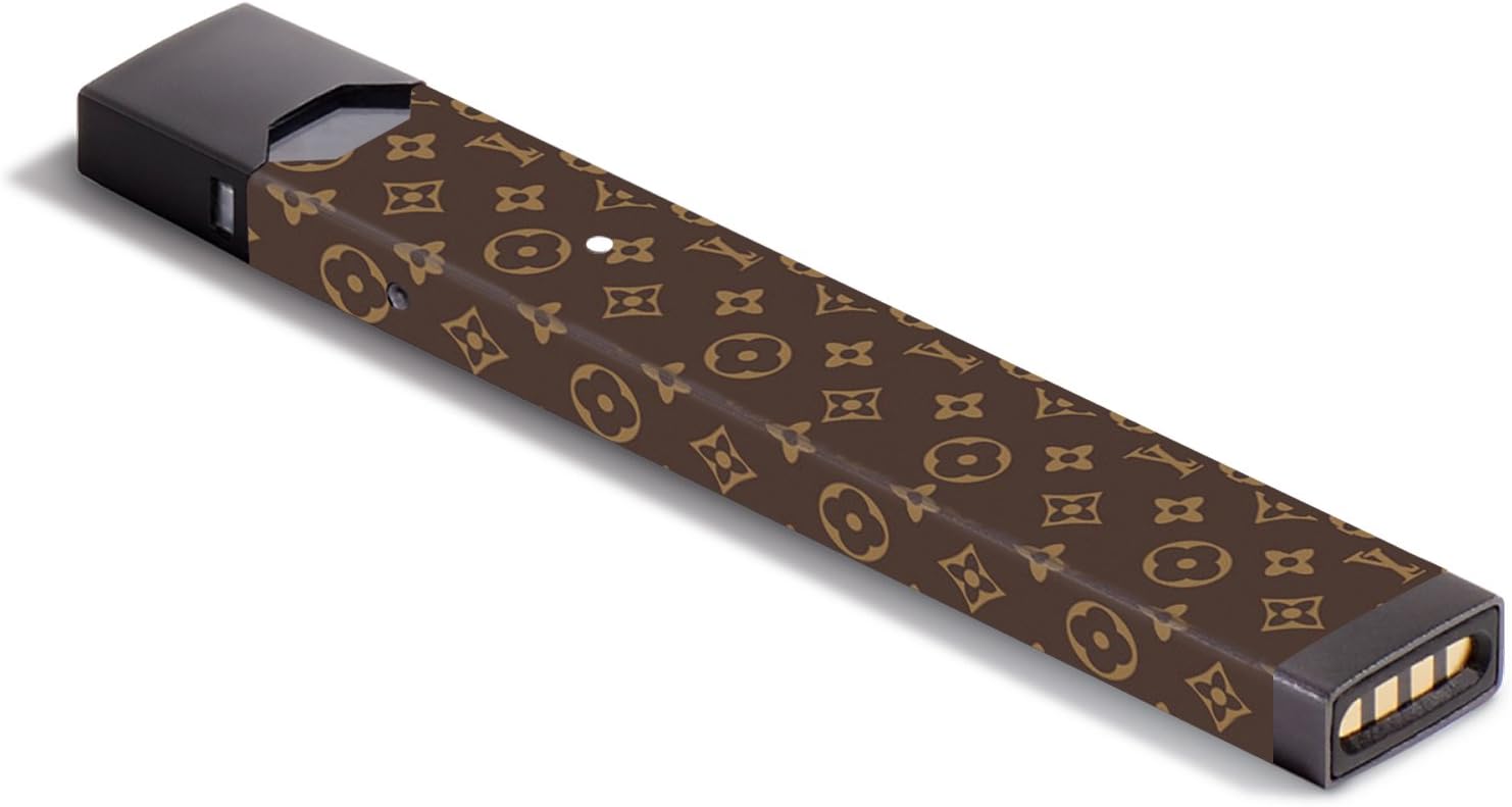 LV Style JUUL Wraps – mod skin new 2018 Protective Decal Sticker Vinyl Skin for Juul Vape Original Skin Decal for JUUL Vape (Wrap Only, Device Is Not Included)