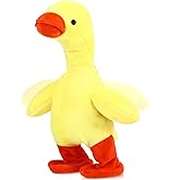 HyDren 12" Quacking Duck Talking Stuffed Animal Repeats What You Say Walking Duck Electric Interactive Animated Waving Speaking Gift for Easter