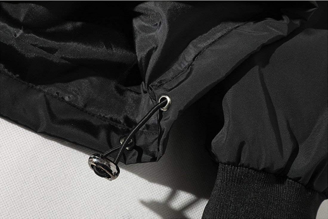 ONTTNO Mens Pullover Hooded Waterproof Lightweight Windbreaker Jackets: Clothing
