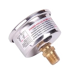MEASUREMAN 1-1/2" Dial Size, Glycerin Filled Fuel