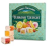 Liberty Orchards, Turkish Delight - Premium Chewy Gourmet Vegan Candy 10 Oz.