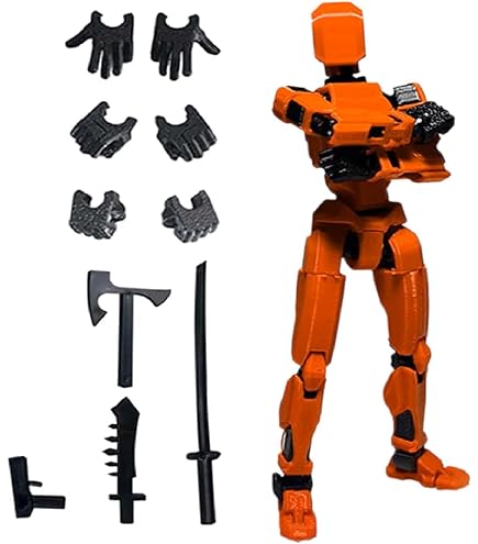 Opitmus Tesla Bot, Action Figure Dummy13 montado e com suporte