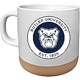 R and R Imports Butler Bulldogs 14 oz Mug with Clay Bottom Officially Licensed Collegiate Product Single