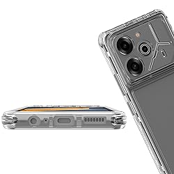 Elubugod Compatible with Tecno Pova 6 Case,3 in 1