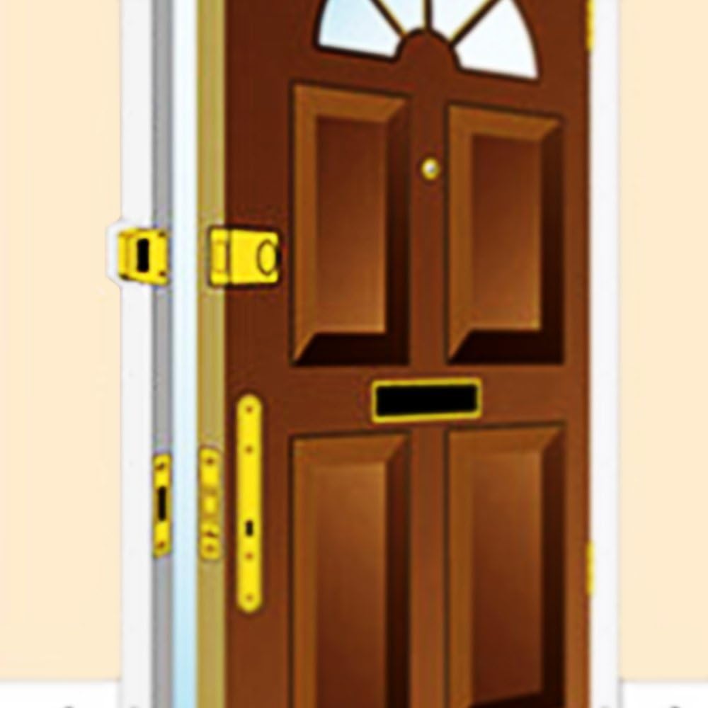 Yale Essentials Traditional 60mm Night Latch Front Door Lock for Secure Homes with Easy Fitting Template and Instructions - Image 4
