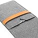 TOPHOME Tablet Sleeve Case, Felt Case Bag Cover Compatible with New IPad/IPad Air/IPad Air 2 / IPad Pro (9.7/10.2/10.5 Inches), Fire HD 10, Samsung Galaxy Tab S3/S4/S5e, E-Reader, E-Book, Grey