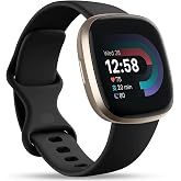 Odbeai Sport Bands Compatible with Fitbit Versa 4/Sense 2/Sense/Versa 3 | Classic Band Compatible with Fitbit Versa 4 Bands Women Men, Soft Waterproof Strap for Sense 2/Sense/Versa 3 (Large, Black)