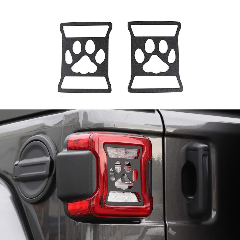paw print tail light covers