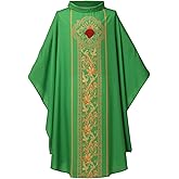 BLESSUME Celebrants Chasuble Mass Vestments Robe Costume