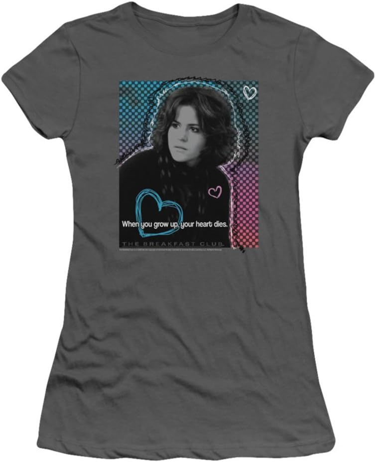Juniors: The Breakfast Club-Heart Dies Juniors (Slim) T-Shirt