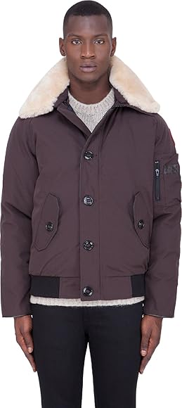 canada goose shearling bomber