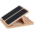 Bunchtou Professional Slant Board, Calf Stretcher, Adjustable Wooden Incline Board, Slant Board for Calf, Ankle, and Foot Stretching