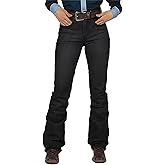 Flamingals High Waist Bootcut Jeans for Women Vintage Stitch Detail Casual Skinny Denim Pants Without Belt