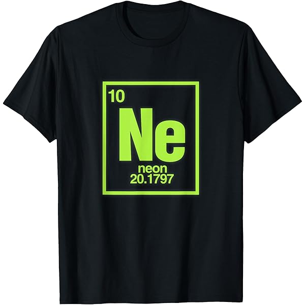 Amazon.com: Neon (Ne) Element | Atomic Number 10 Science T