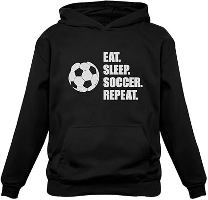 Amazon Tstars お笑い食べて寝てサッカー 面白食べて寝てサッカー 愉快な食べて寝てサッカー 楽しい食べて寝てサッカー パーカー 3 L 黒 トレーナー パーカー 通販