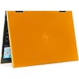 mCover Case Compatible for 2020~2022 15.6" HP Envy x360 15-EExxxx (AMD CPU) / 15-ED (Intel CPU) Series Laptop ONLY (NOT Fitting Any Other HP Models) - Orange