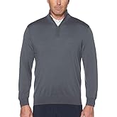 Callaway Weather Series Men's 1/4 Zip Golf Sweater with Mock Collar, Thermal Merino Wool, Breathable Soft Fabric