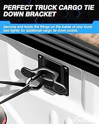 Forccord 4pcs Tie Down Anchors Plates for Ford F150