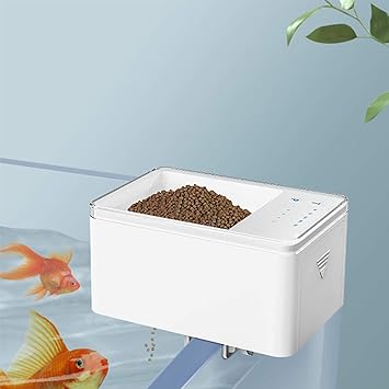 Amazon 魚自動給餌器 新デザインミニ 自動餌やり機 餌やり器 配給量調節可能 簡単設置 超静か 最大72時間の時間調整が可能 小魚の 水槽や小 魚の飼育に最適 Zhhml 自動給餌器 通販