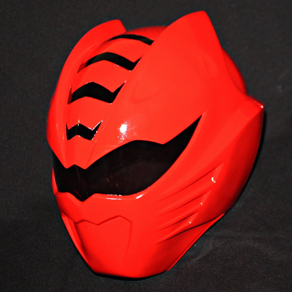 11 Halloween Costume Cosplay Power Ranger Helmet Mask Red Sentai