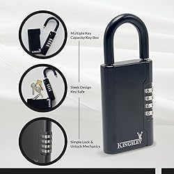 Kingsley Guard-a-Key Black Realtor's Lockbox