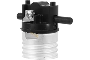 MOBUTOFU E26 Lamp Socket Replacement with Push Switch for Desk and Floor Lamps Indoor Use Sturdy Aluminum