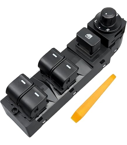 X AUTOHAUX Driver Side Power Window Switch – Fits Mazda 3 2014-2017 (BKC366350A)