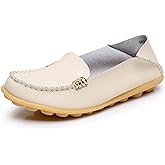VenusCelia Women's Natural 2 Comfort Walking Flat Loafer