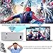 WiFi Projector 2600 Lumens, DIWUER Mini Portable Video Projectors, WiFi Directly Connect Smartphones for Home Outdoor Movie Theater, Support Full HD 1080P, HDMI, VGA, SD Card, AV, USBthumb 1