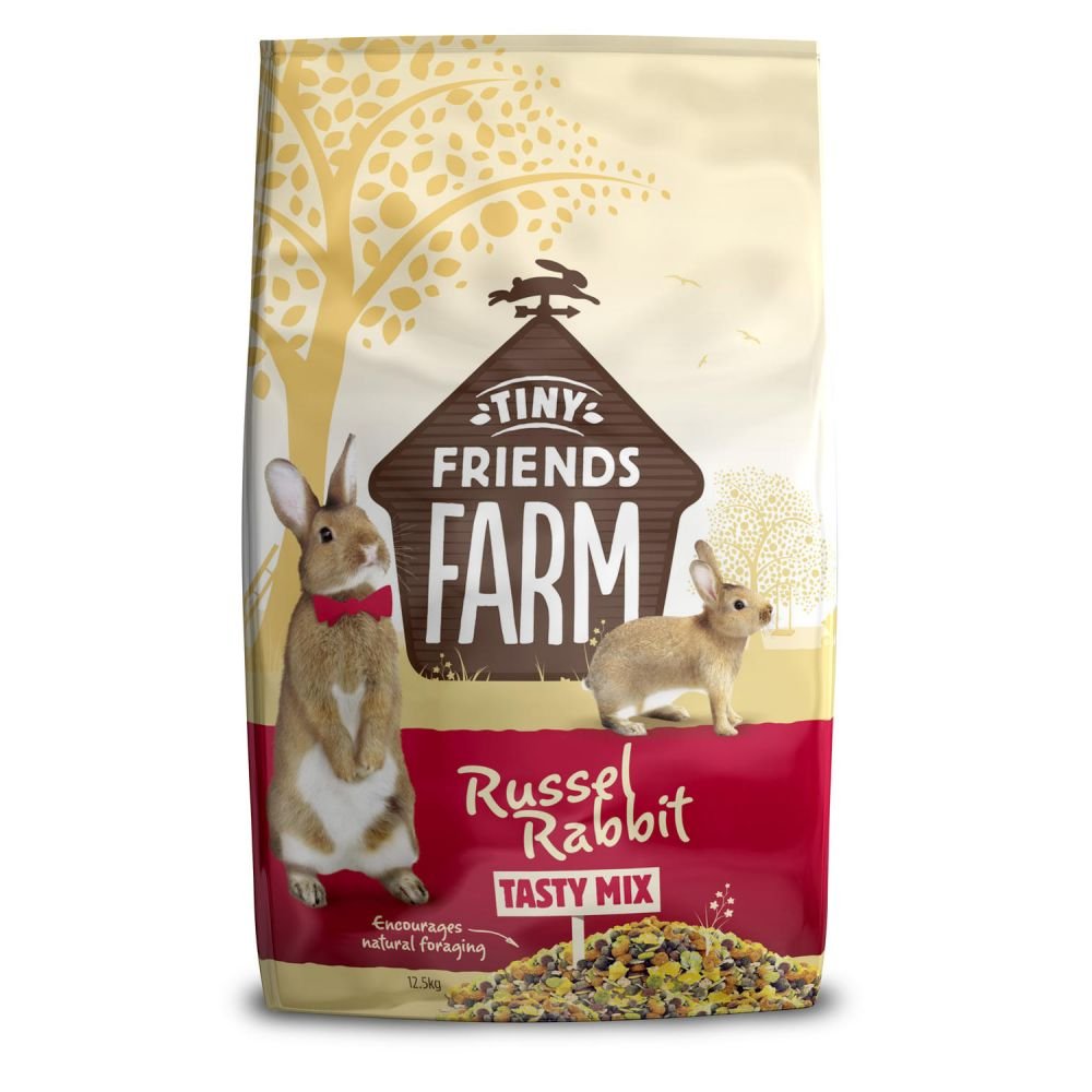 Supreme Tiny Friends Farm Russel Rabbit Tasty Mix 12.5kg, transparent