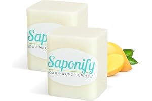 SAPONIFY SOAP MAKING SUPPLIES Saponify - 2Lb Mango Butter Melt and Pour Soap Base, Skin-Enhancing Natural Mango Butter Soap Base, Easy to Use Glycerin Soap Base for Soap Making