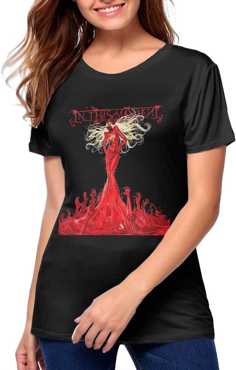 Woman in This Moment Fashionable Music Band Short Sleeves T-Shirt Gift