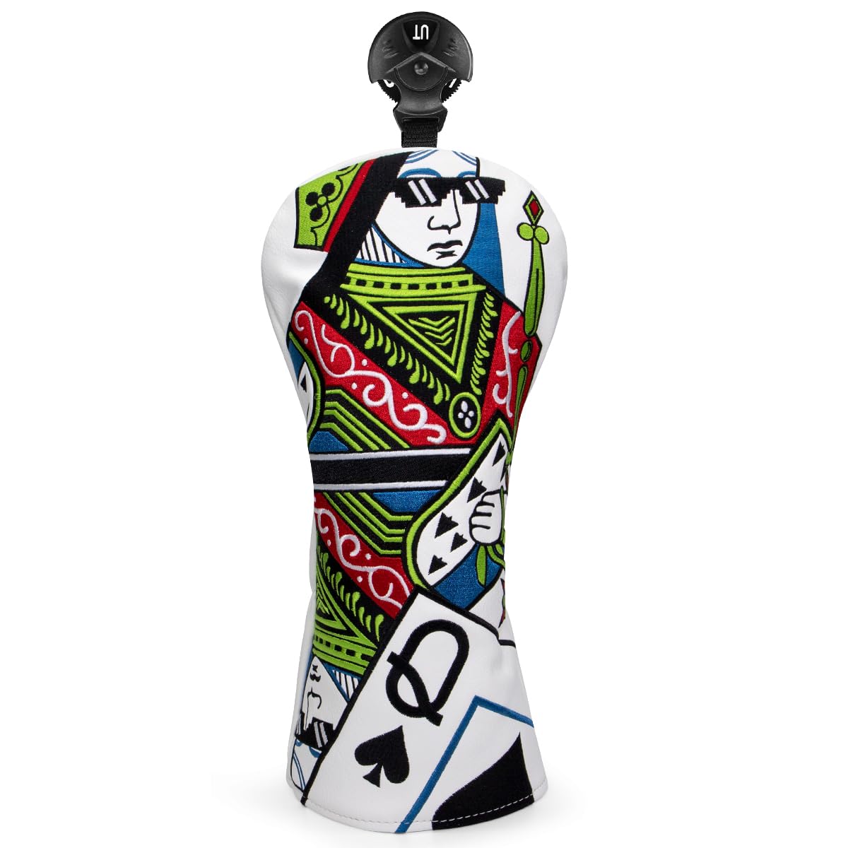 Photo 1 of Barudan Golf Poker Queen Golf Hybrid Headcover 3 Wood Fairway Head Cover Driver Headcover Head Cover fits for All Brand Golf Headcovers for Driver, Fairway Woods, Hybrids (Hybrid Headcover)