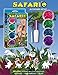 Safari'o Glitter Tattoo Kit - Safari, Zoo & Jungle Animals Body Art - HYPOALLERGENIC and DERMATOLOGIST TESTED!