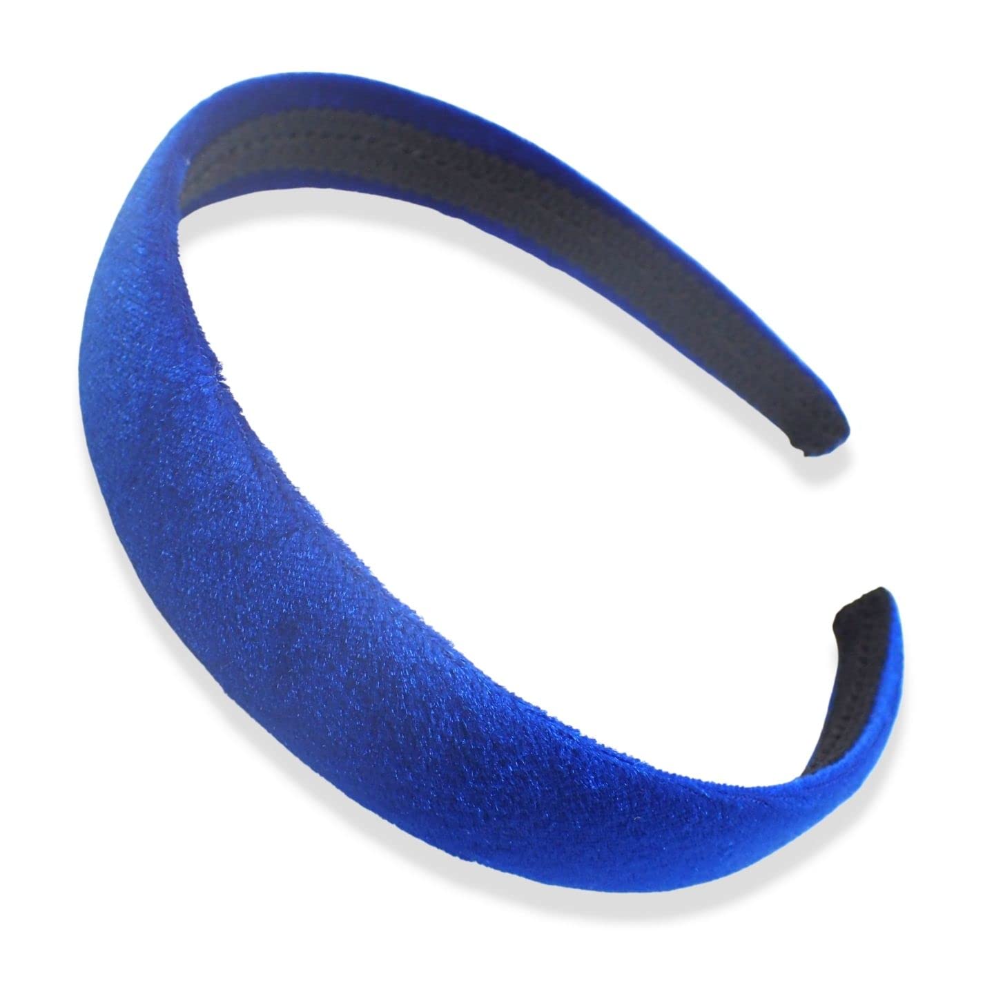 Topkids Accessories Velvet Alice Headband Hairband Hair Band Head Band Women Girls 90s 80s 70s 60s Wedding Hen Party Bridal Festival Adult Thick Wide Hairband Hair Accessories (2.5cm Royal Blue)