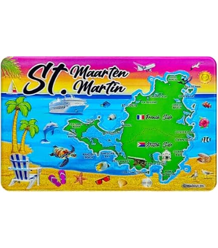 St. Martin / St. Maarten Souvenir-Spielkarten-Set Von World By Shotglass – Seltene Sammlerkarten Aus Der Karibik