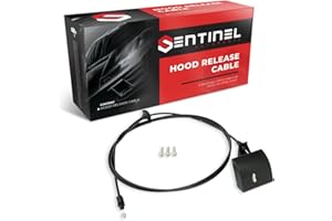 S Sentinel Parts Hood Release Cable with Handle Compatible with 2006-2010 Commander, 2005-2010 Grand Cherokee Replaces # 55394495AB, 55394495AC
