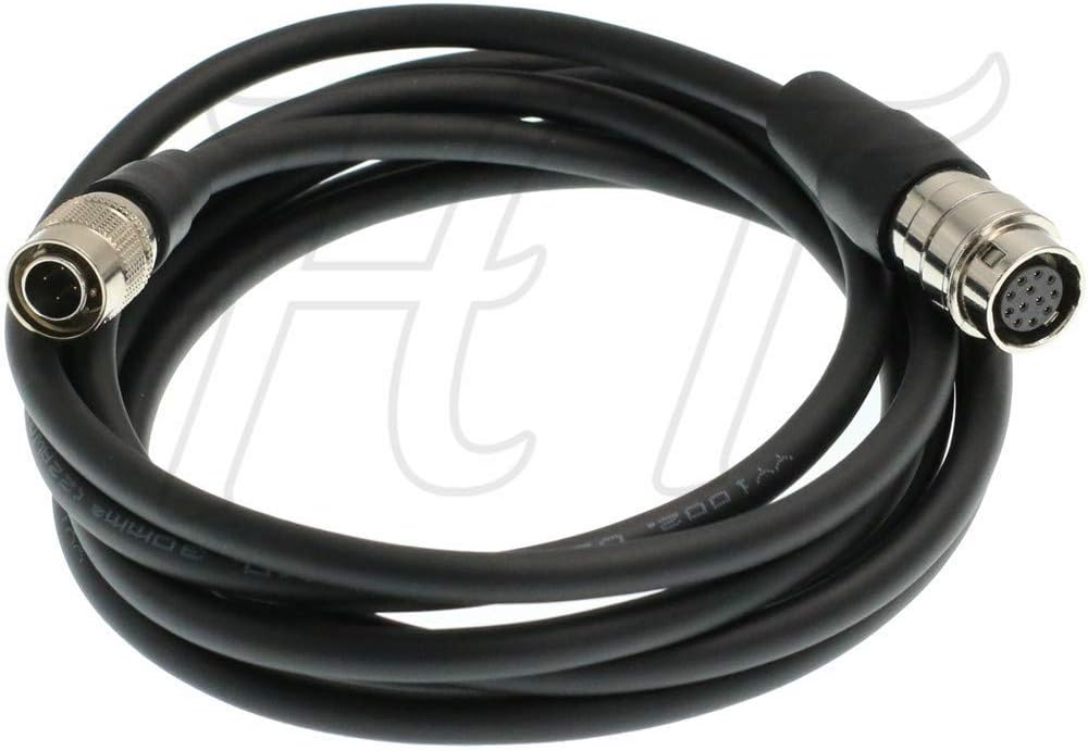 B4 ENG Lens Servo Power Cable Hirose 4 Pin to Hirose 12 Pin for Fujinon Nikon Canon Angenieux Schneider Lens Servo 6.5ft/2m