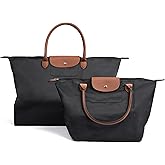 Tote Bags | Two Pack Set | Travel | Work | Gym | Everyday | Foldable | Water-resitant | 2 Different Sizes | Lightweight | Soft Nylon | Fashionable |