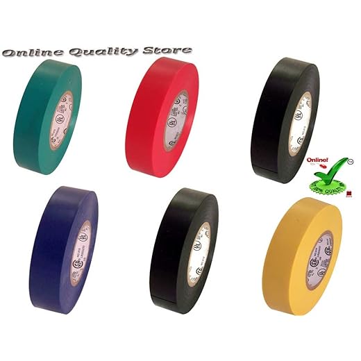 Online Quality Store 0.125mmX18mm Tape-colored pack of 6 pieces