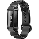 SUPCASE Unicorn Beetle Pro Bands with Case for Fitbit Alta HR/Fitbit Alta (Black)