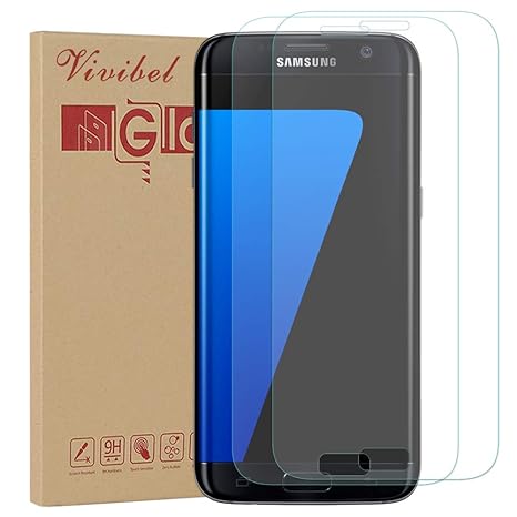 Galaxy s7 schutzfolie,Vivibel [2 Pack] Galaxy S7 Panzerglas Schutzfolie 9H Härte/Gute Qualität/Vollständige Abdeckung/Einfach