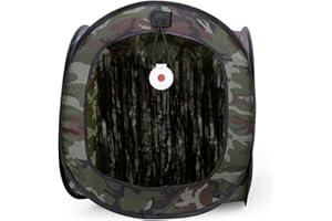 Foldable Portable Airsoft Target with BB Trap, Slingshot Target Box Collection Box, Reusable Training Hunting Practice Net