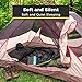HoneyBull Sleeping Pad | HoneyBull Lightweight Comfortable Sleep Mat Perfect for Camping and Traveling | Inflates in Just 1 Minute (Black)
