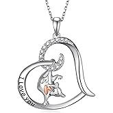 Lieditia Possum Necklace for Women 925 Sterling Silver Opossum Pendant Necklace Possum Jewelry Opossum Gifts for Women