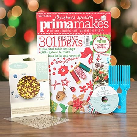 Download Prima Makes With Create And Craft Christmas Special Magazine Bumper Pack 346415 Amazon Co Uk Kitchen Home PSD Mockup Templates
