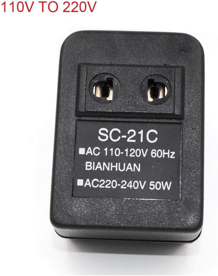 DDbrand AC 220V to 110V/110V to 220V AC Power Voltage Converter 20W Adapter Travel Transformer Regulator