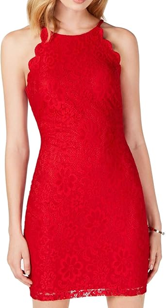 amazon red bodycon dress